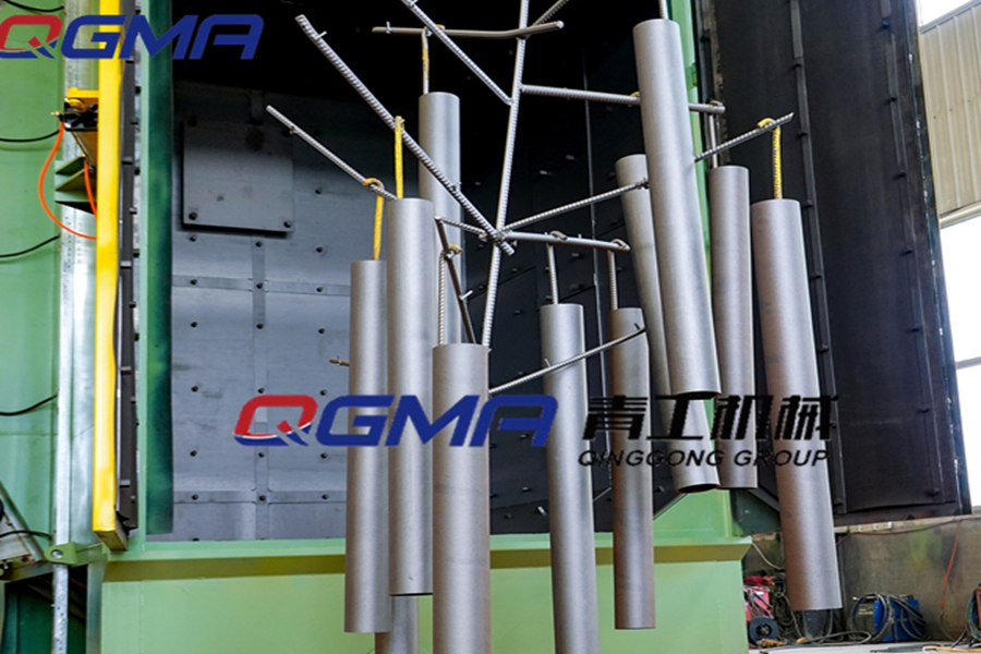 五金工具壳体吊钩式除锈机