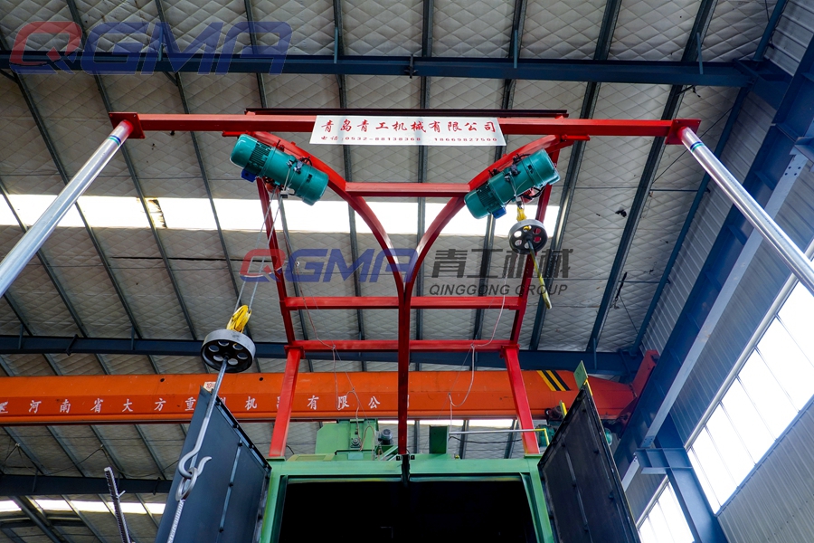 哑铃吊钩式除锈机