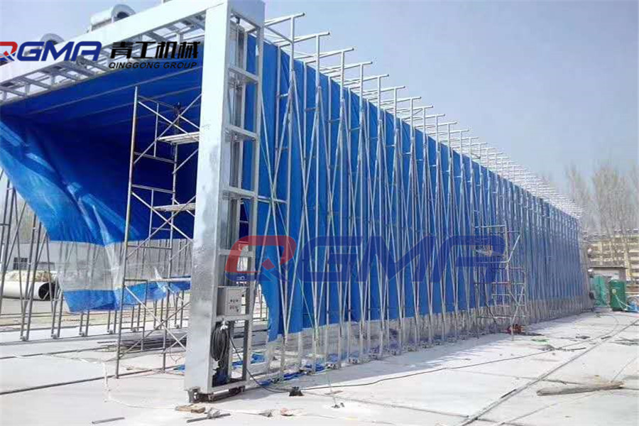 可伸缩喷砂房 可伸缩喷砂房