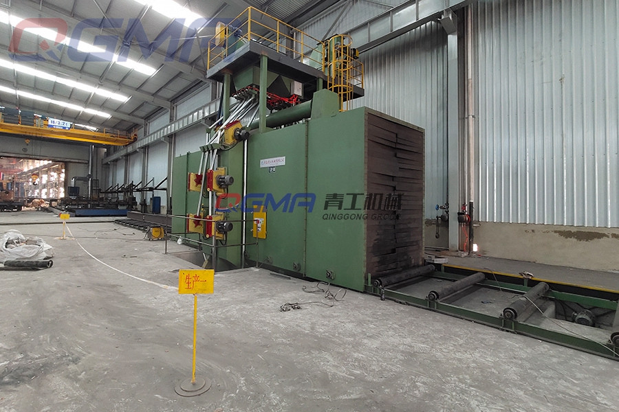 氧气罐打砂机 氧气罐打砂机