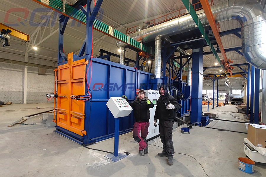 悬链通过式打砂机 悬链通过式打砂机