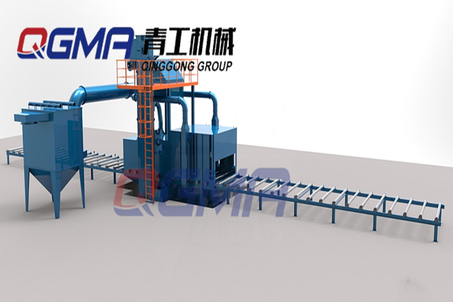 浙江道轨钢通过式抛丸机的工作原理