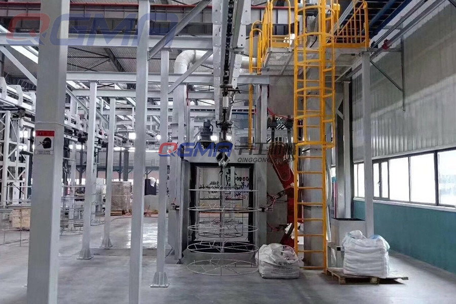 转向轴悬链通过式除锈设备 转向轴悬链通过式除锈设备