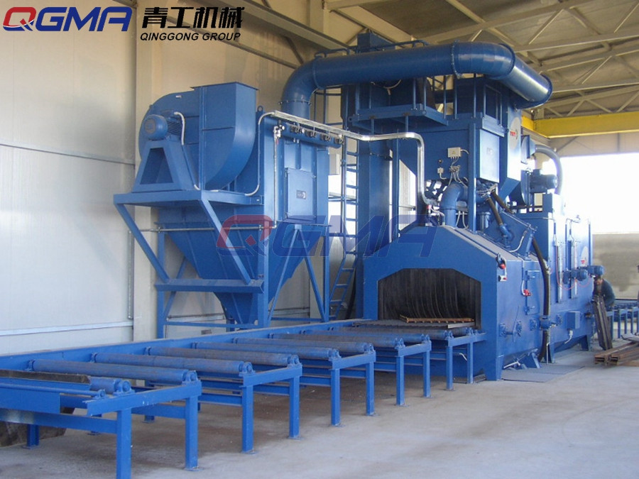 Z型钢通过式除锈机