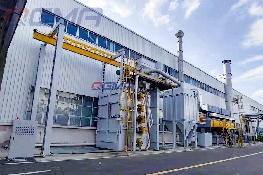 金属制品吊钩式抛丸除锈机