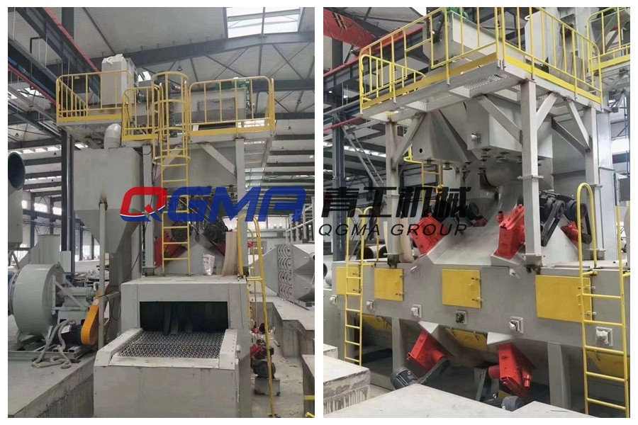 凸轮轴网带通过式抛丸机 凸轮轴网带通过式抛丸机