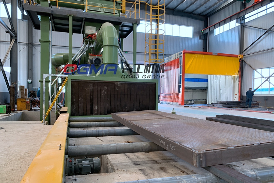 耐磨钢板通过式抛丸机