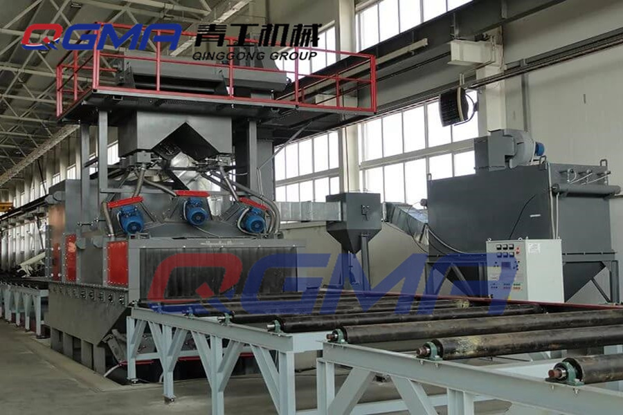 耐磨钢棒通过式抛丸机