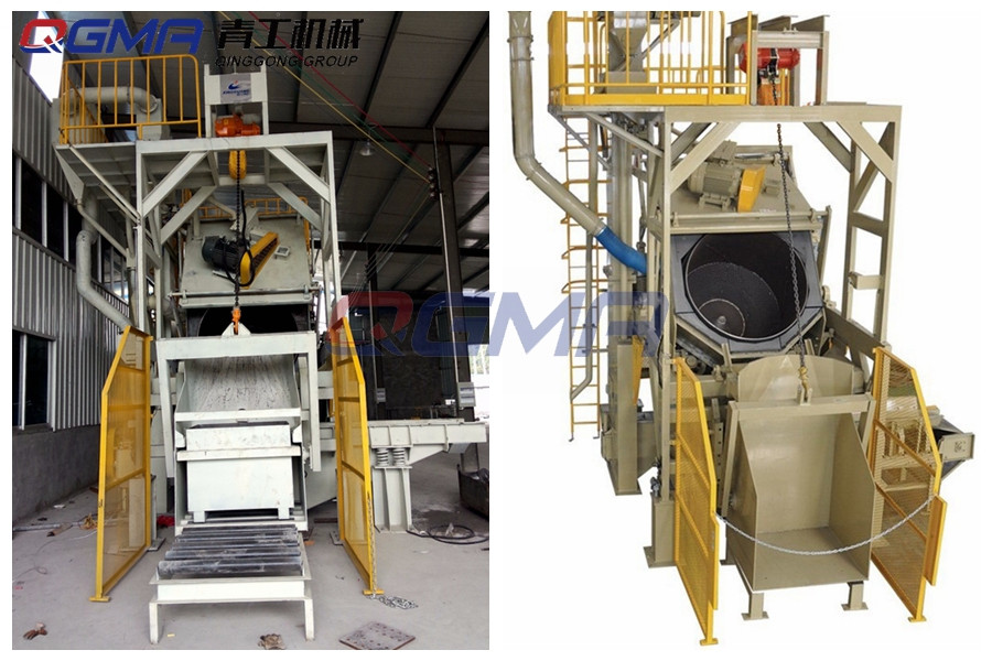 武汉倾斜滚筒式除锈机 武汉倾斜滚筒式除锈机